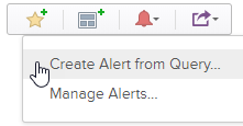 Create new vRLI alert from constructed query