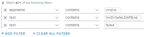 Add &amp;quot;failed&amp;quot; keyword to filter
