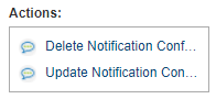 Notification Configuration day-2 actions